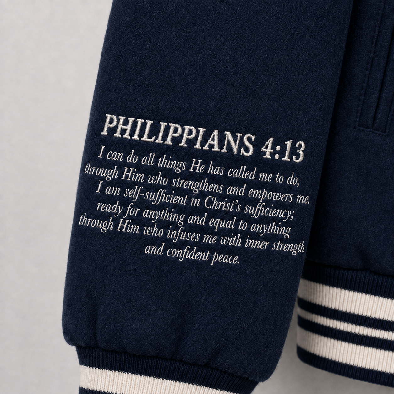 Blue Yeshua varsity jack