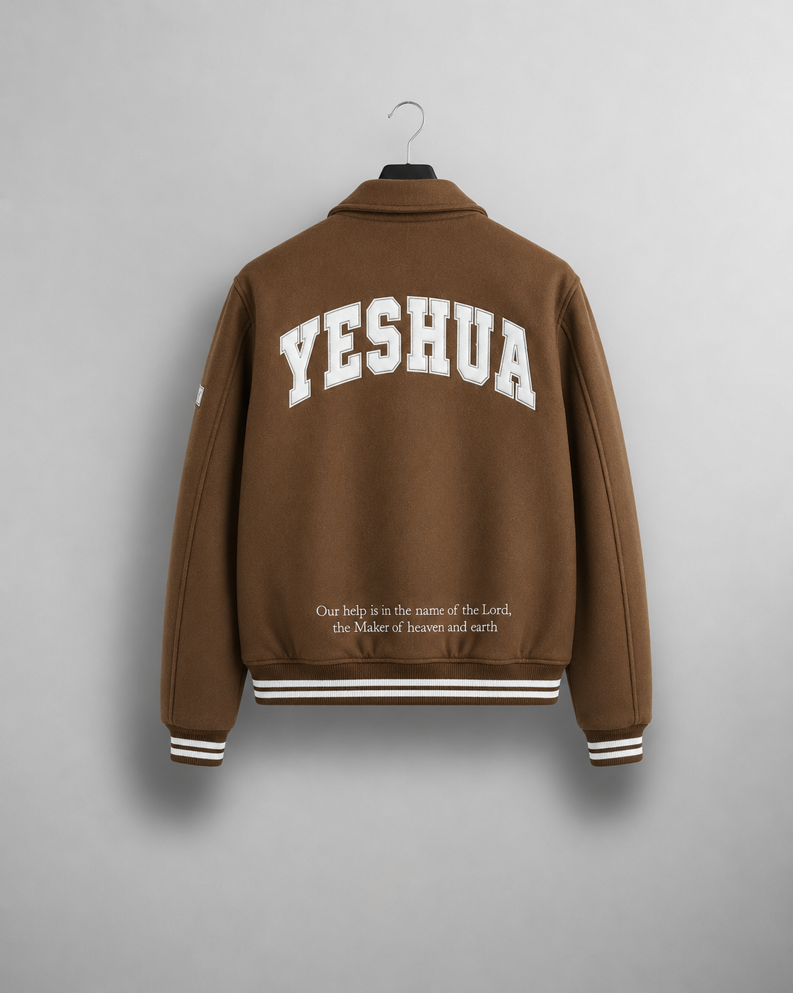 Brown Yeshua varsity jack