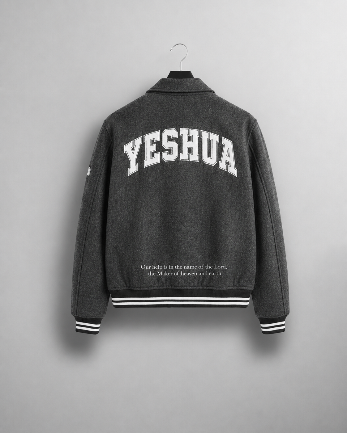 Gray Yeshua varsity jack