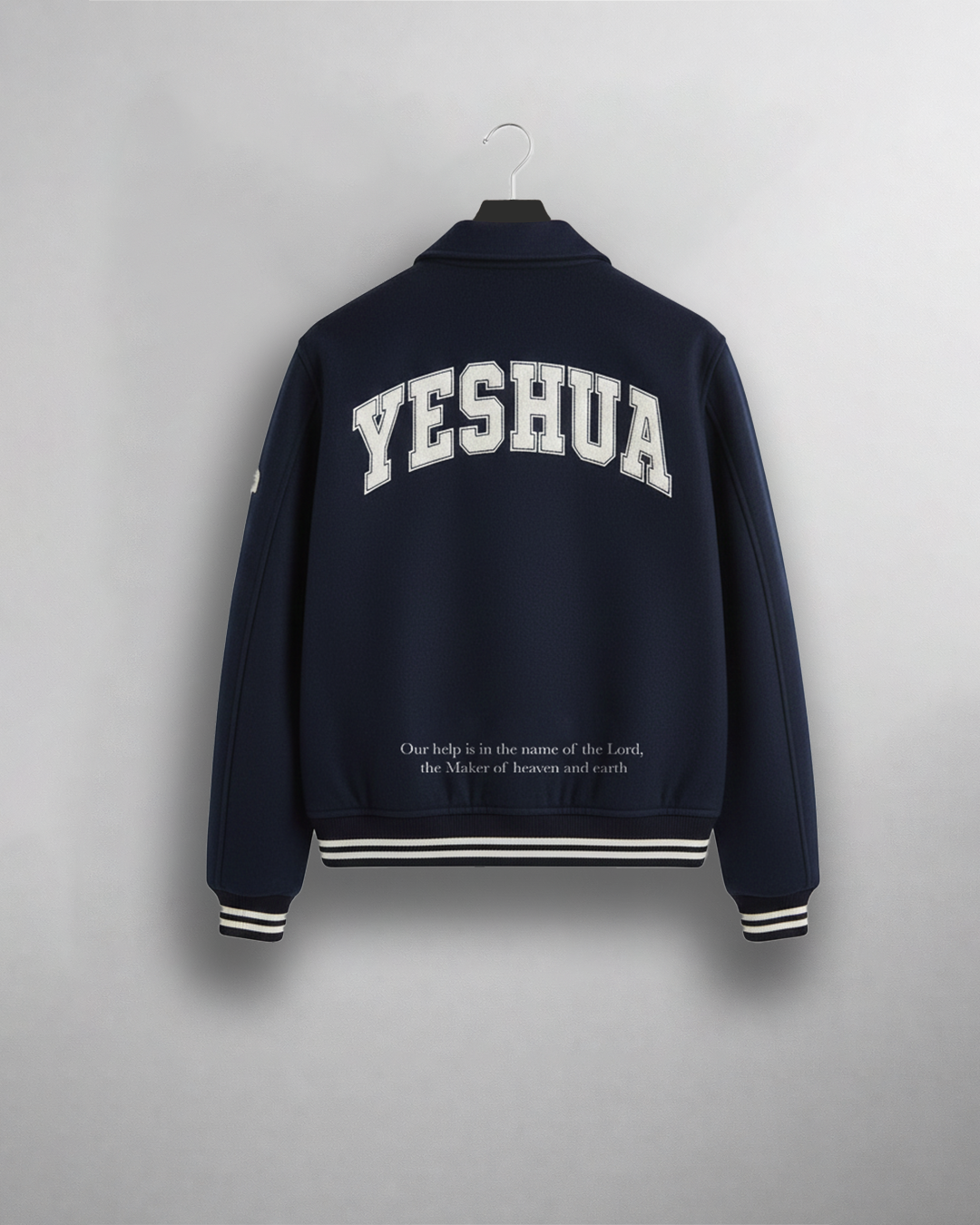 Blue Yeshua varsity jack